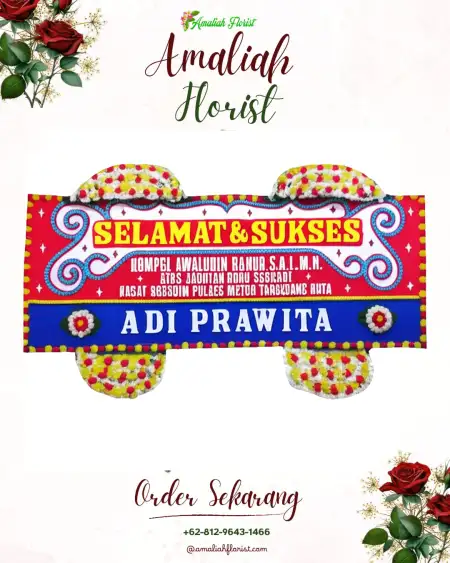 Papan Bunga Ucapan Selamat Sarimulyo